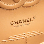 CHANEL MEDIUM CLASSIC DOUBLE FLAP BAG CAVIAR CARAMEL LGHW(MICROCHIP)