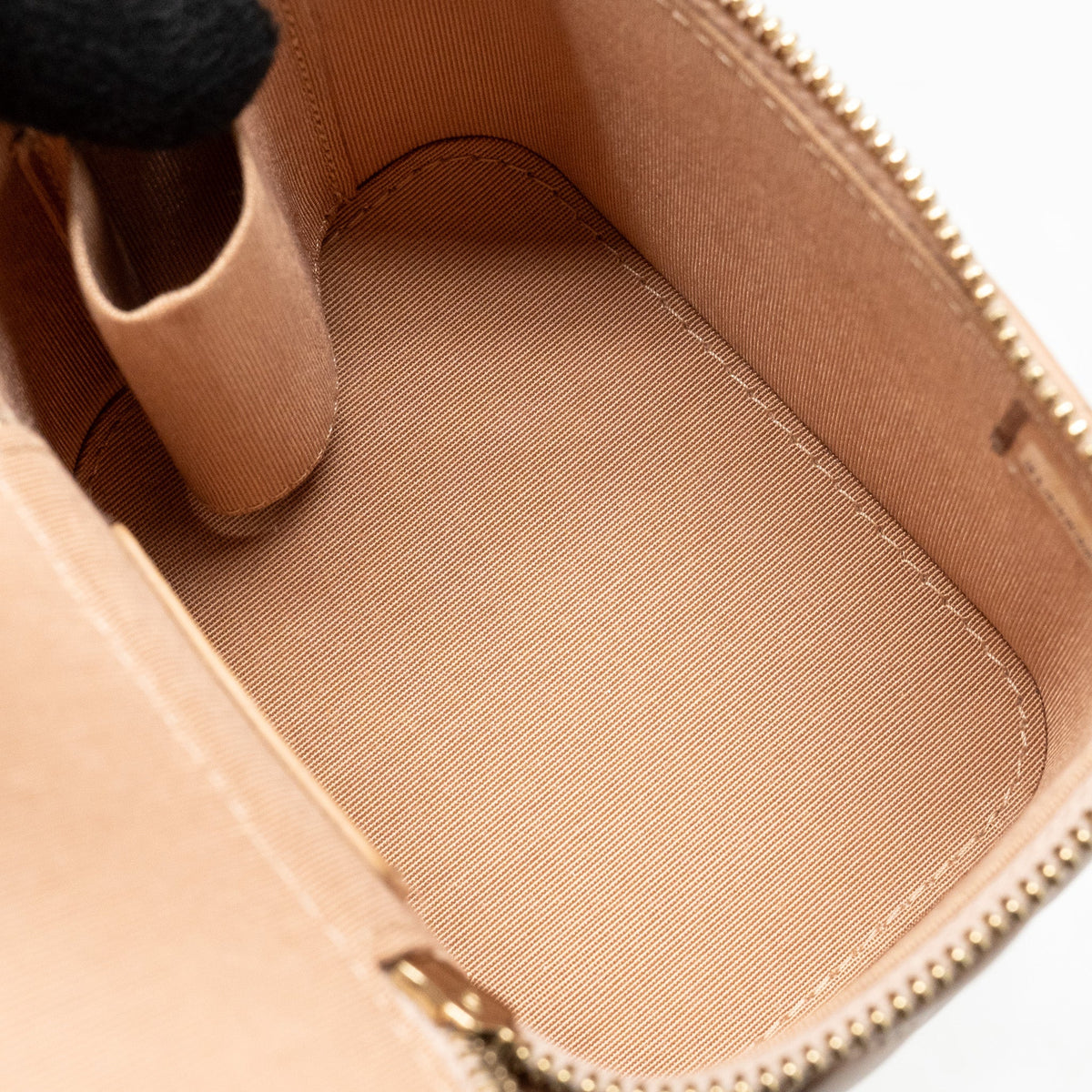 Chanel Top Handle Mini Vanity Lambskin Beige GHW