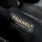 CHANEL TRIPLE POCKET BACKPACK CAVIAR BLACK LGHW (MICROCHIP)