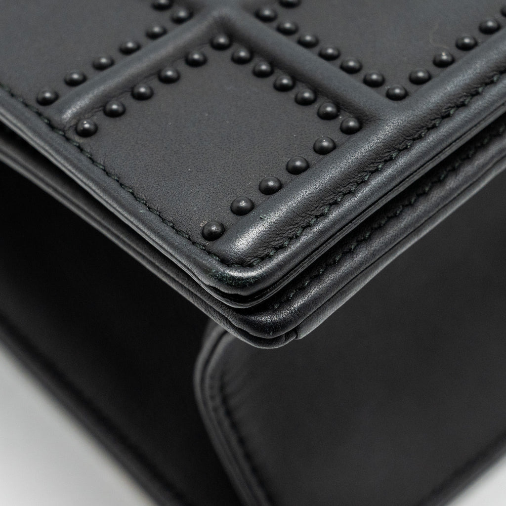 DIOR MEDIUM STUDDED DIORAMA CALFSKIN SO BLACK