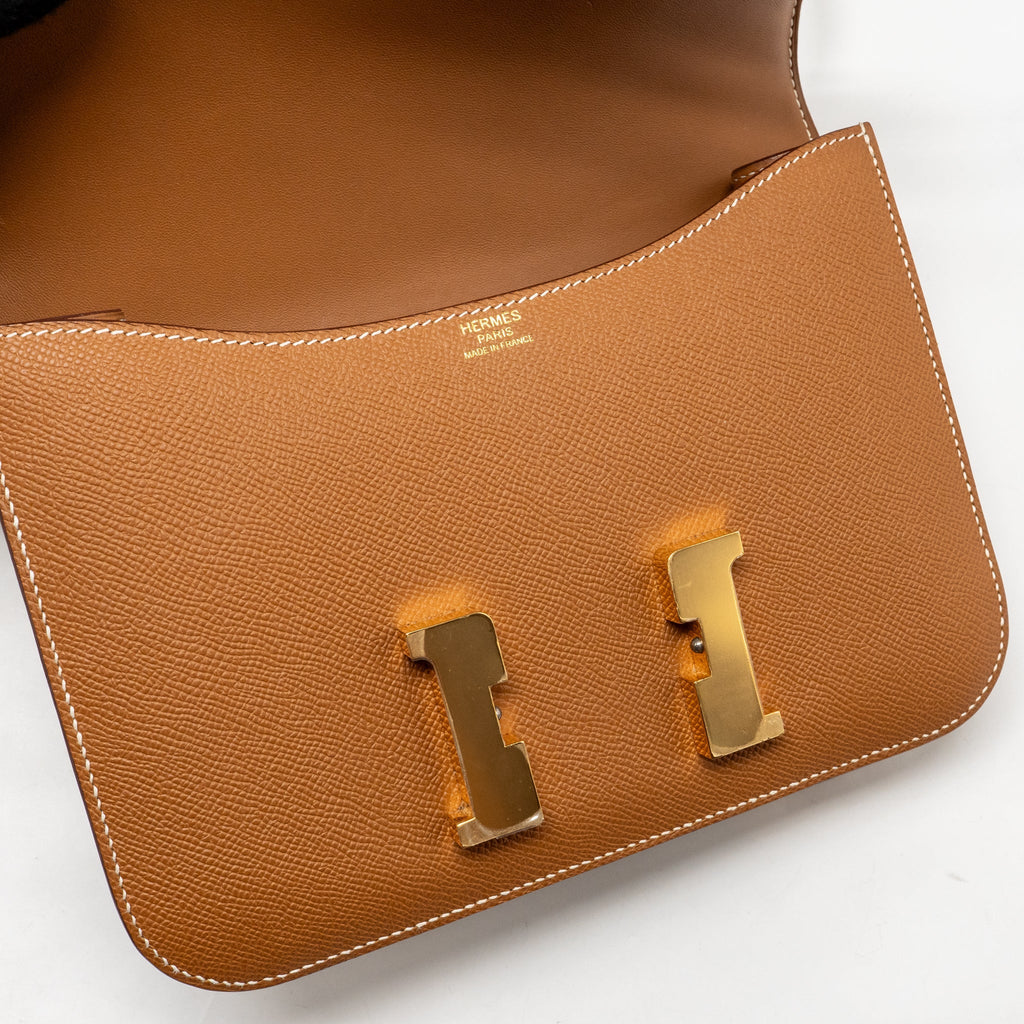 Hermes Constance 24 Epsom Gold GHW