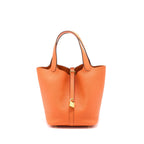 HERMES PICOTIN 22 LOCK BAG CLEMENCE 9J FEU GHW