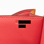 Hermes Mini Constance chevron mysore orange / rose azalee SHW