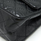 CHANEL SMALL REISSUE 2.55 HANDBAG BLACK GHW