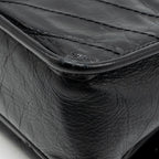 Saint Laurent/YSL Niki Baby Aged Calfskin Black SHW