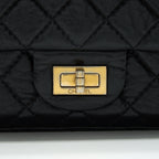 CHANEL SMALL REISSUE 2.55 HANDBAG BLACK GHW