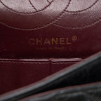 CHANEL SMALL REISSUE 2.55 HANDBAG BLACK GHW