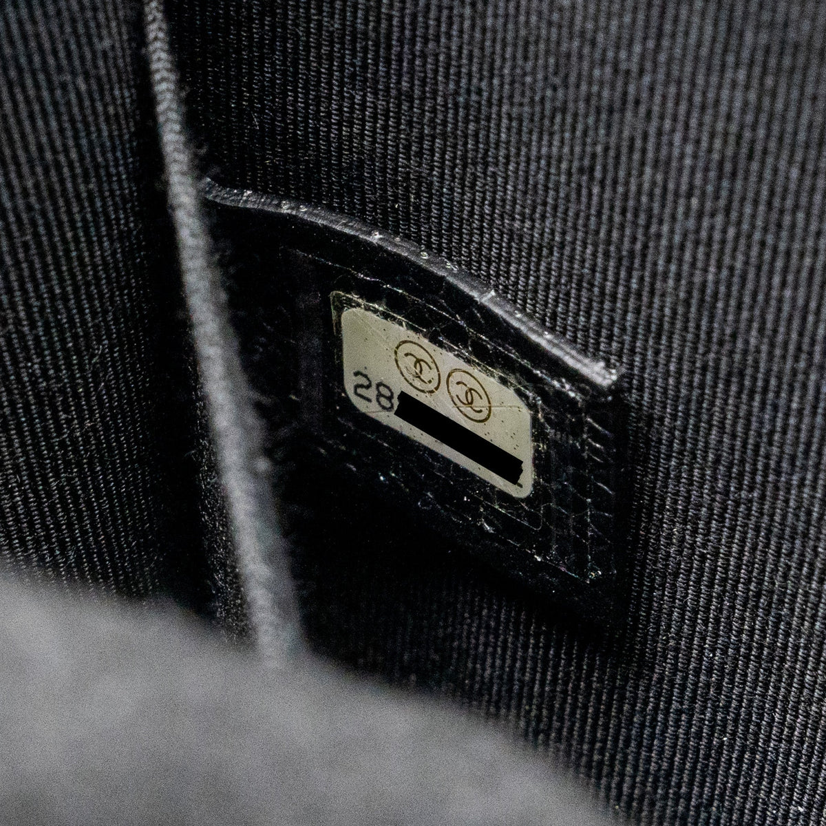 CHANEL NORTH SOUTH BOY BAG CAVIAR BLACK LGHW