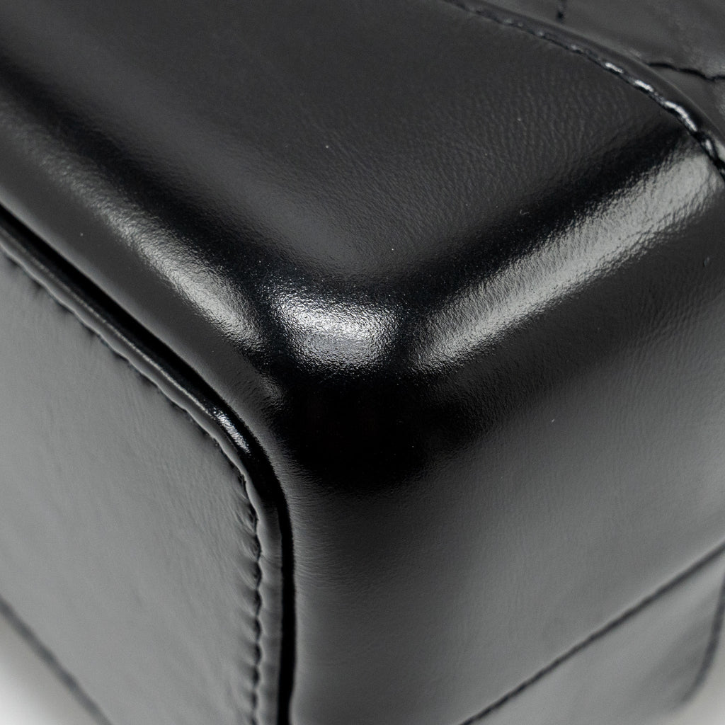 CHANEL SMALL GABRIELLE BACKPACK CALFSKIN BLACK MULTICOLOUR HARDWARE (MICROCHIP)