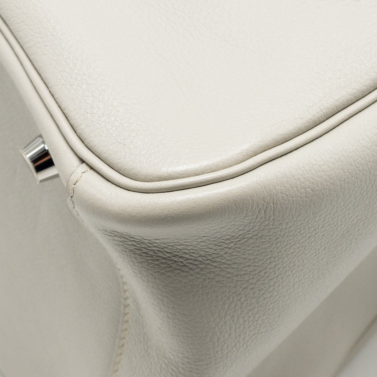 Hermes Lindy 30 Evercolor Gris Pearl SHW