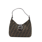FENDI VINTAGE ZUCCA SHOULDER BAG CANVAS SHW