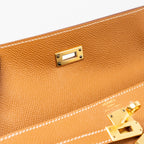 HERMES KELLY 25 SELLIER EPSOM GOLD GHW