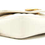 GUCCI GG MARMONT SUPER MINI BAG WHITE GHW