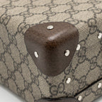 GUCCI GLOBE TROTTER GG BEAUTY CASE CANVAS BROWN SHW