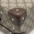 GUCCI GLOBE TROTTER GG BEAUTY CASE CANVAS BROWN SHW