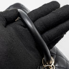 CHANEL SMALL COCO HANDLE CAVIAR BLACK LGHW