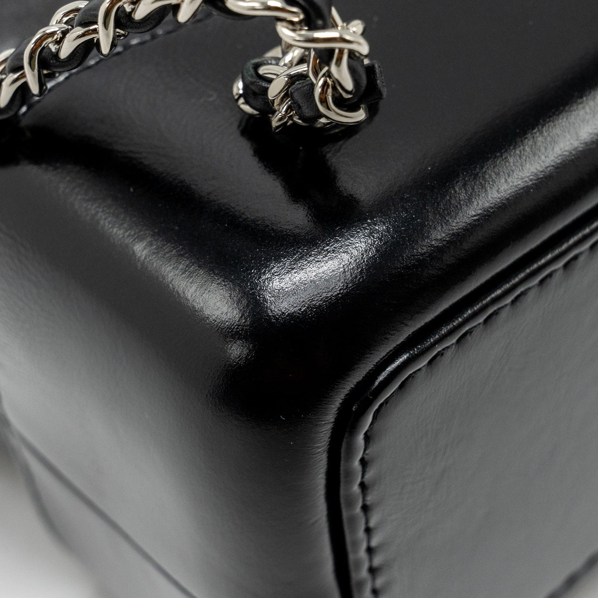 CHANEL SMALL GABRIELLE BACKPACK CALFSKIN BLACK MULTICOLOUR HARDWARE (MICROCHIP)