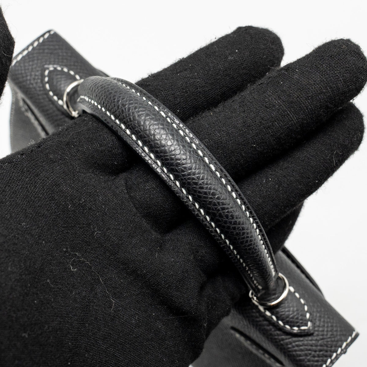 Hermes Mini Kelly II Special Order Epsom Black/Lime SHW