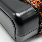 CHANEL SMALL GABRIELLE HOBO BAG SEQUIN/SHINY CALFSKIN ORANGE/BLACK MULTICOLOUR HARDWARE