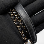 CHANEL SMALL COCO HANDLE CAVIAR BLACK LGHW