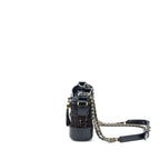 CHANEL SMALL GABRIELLE HOBO BAG TWEED/LEATHER BLACK MULTICOLOUR HARDWARE