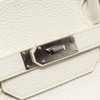 HERMES SHOULDER BIRKIN CLEMENCE BLANC SHW