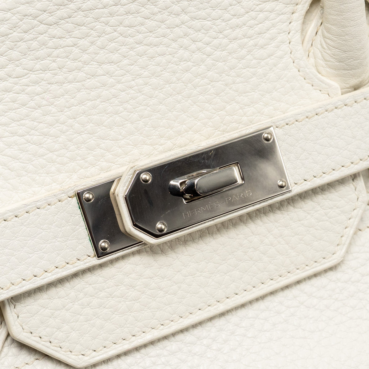 HERMES SHOULDER BIRKIN CLEMENCE BLANC SHW