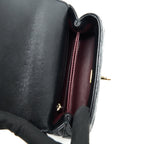 CHANEL MINI COCO HANDLE 20CM CAVIAR BLACK LGHW (MICROCHIP)