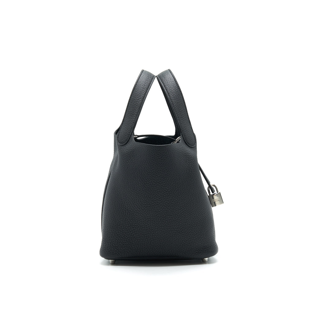 Hermes Picotin Lock Bag 18 Black SHW Year 2021