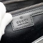 GUCCI MESSENGER BAG GG SUPREME CANVAS BLACK MULTICOLOUR STRAP SHW