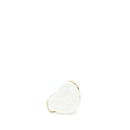 CHANEL SMALL HEART BAG LAMBSKIN WHITE LGHW