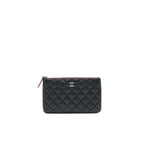 CHANEL COIN POUCH CAVIAR LEATHER BLACK