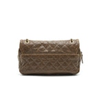 CHANEL SEASONAL CAVIAR JUMBO FLAP BAG WITH GHW