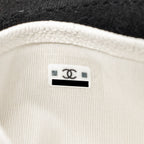CHANEL CLASSIC CARD HOLDER CAVIAR WHITE LGHW (MICROCHIP)