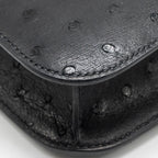 HERMES CONSTANCE 24 OSTRICH BLACK SHW