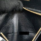 BALENCIAGA HOURGLASS S WOOL HOUNDSTOOTH BLACK/WHITE GHW