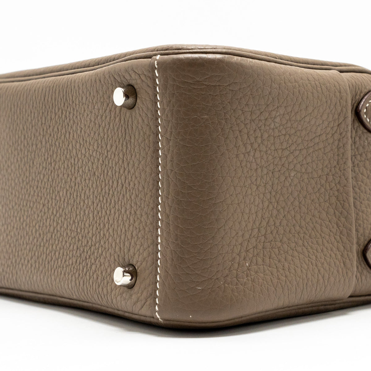 Hermes Mini Lindy Clemence Etoupe SHW