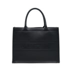 DIOR SMALL LEATHER BOOK TOTE SO BLACK
