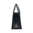 DIOR SMALL LEATHER BOOK TOTE SO BLACK