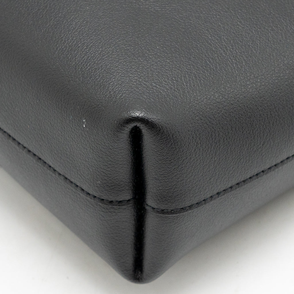 Saint Laurent/YSL Toy Shopping Tote Bag Smooth Calfskin Black GHW