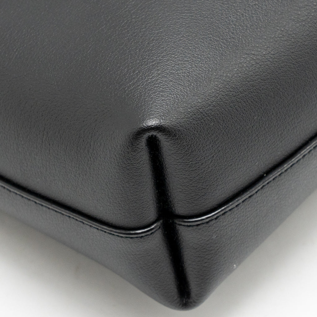 Saint Laurent/YSL Toy Shopping Tote Bag Smooth Calfskin Black GHW
