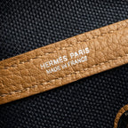 HERMES GARDEN PARTY 30 CANVAS/NEGONDA ALEZAN/BLACK SHW