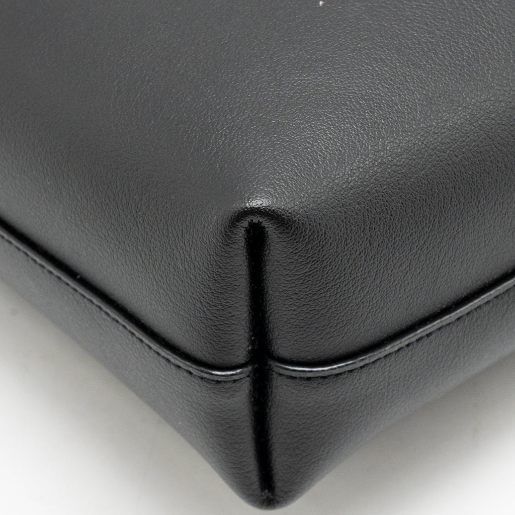 Saint Laurent/YSL Toy Shopping Tote Bag Smooth Calfskin Black GHW