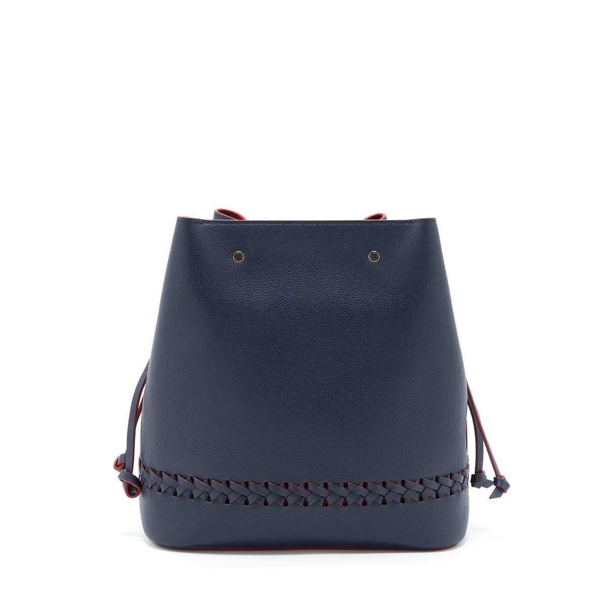LOUIS VUITTON LOCKME BUCKET BAG NAVY/RED WITH AN EXTRA BAG CHARM SHW