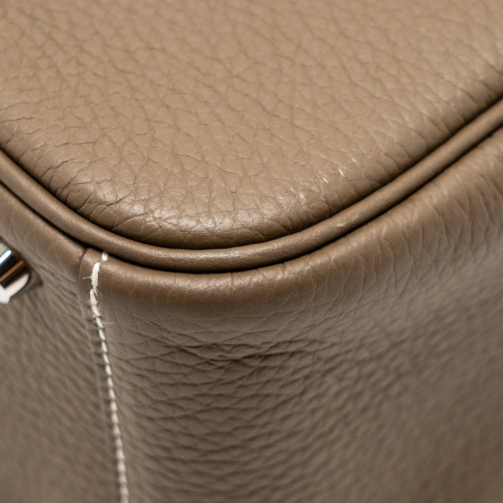 Hermes Mini Lindy Clemence Etoupe SHW
