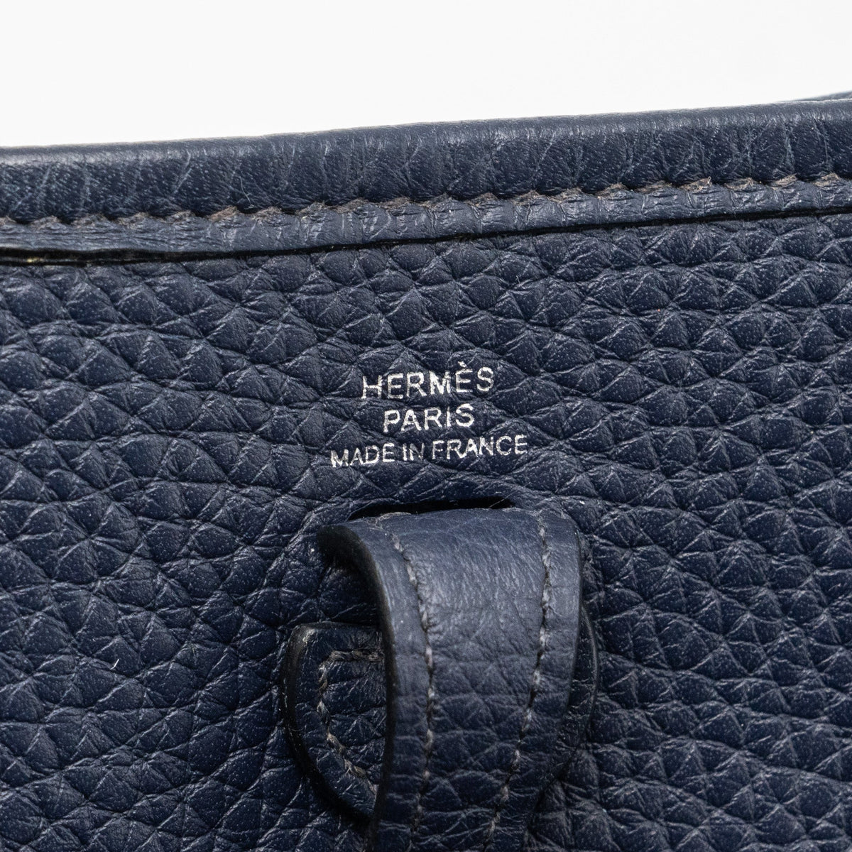 HERMES MINI EVELYNE CLEMENCE BLUE NUIT SHW