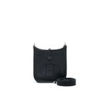 Hermes mini Evelyne black SHW