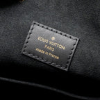 LOUIS VUITTON MONTSOURIS PM BACKPACK MONOGRAM EMPREINTE BLACK GHW