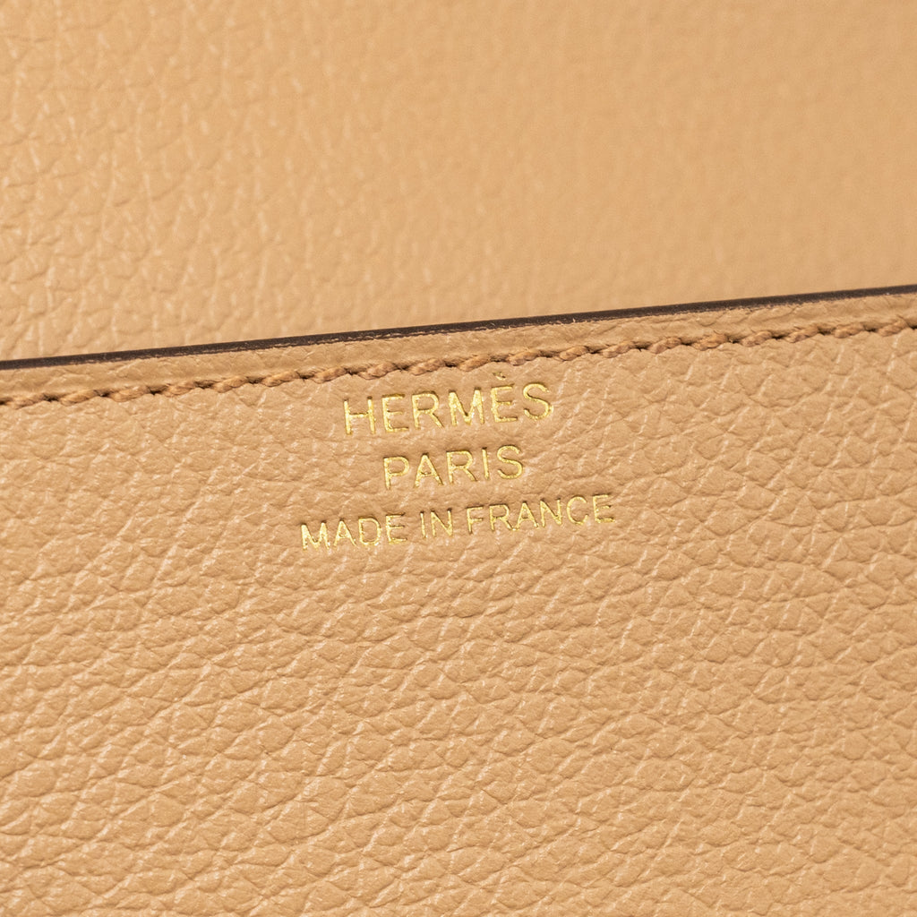 HERMES ROULIS SLIM EVERCOLOR CHAI / LIME GHW