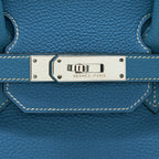 Hermes Birkin 35 Togo Blue Jeans SHW